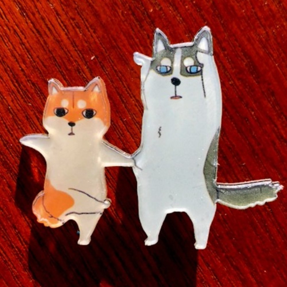 Doggy Besties Pin
